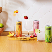 Peach Bellini Non-Alcoholic THC Cocktail