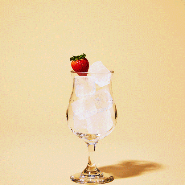 Strawberry Daiquiri NonAlcoholic CBD Cocktail Happy Flower